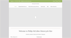 Desktop Screenshot of motorcyclehireireland.com