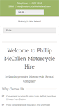 Mobile Screenshot of motorcyclehireireland.com